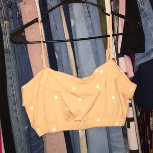 POLKA DOT CROP TOP
